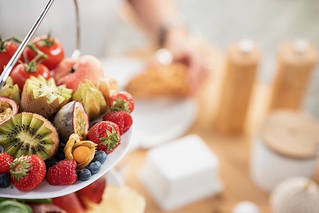 chez Douverne Frühstück - ausgezeichnete Lebensmittel