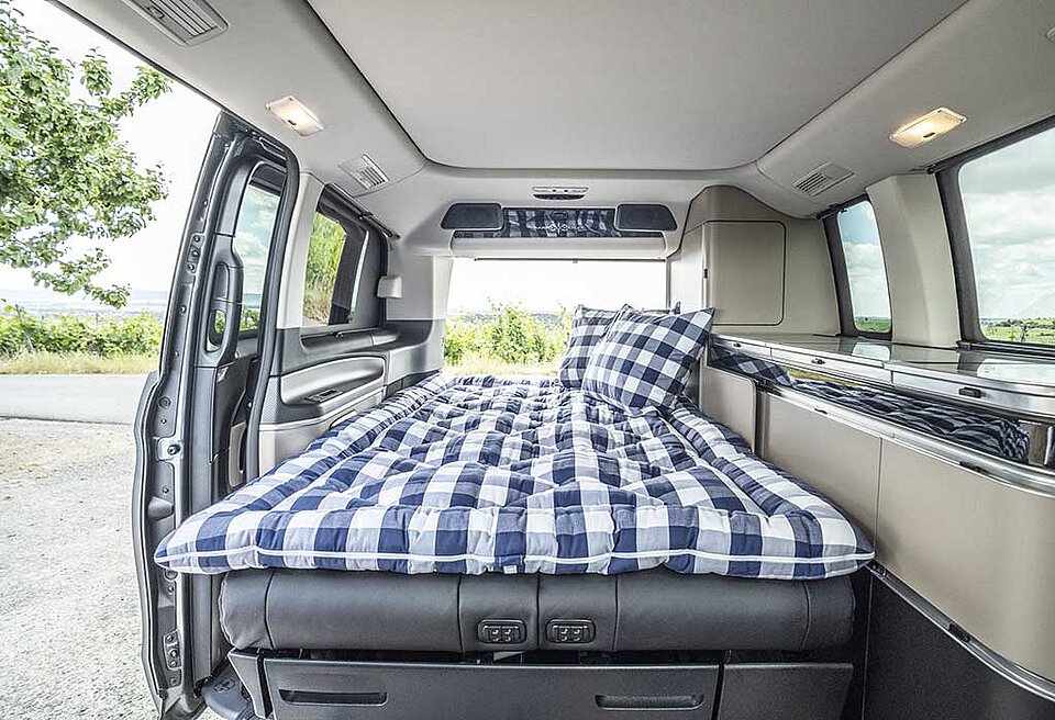 Hästens Matratzen im Mercedes Marco Polo