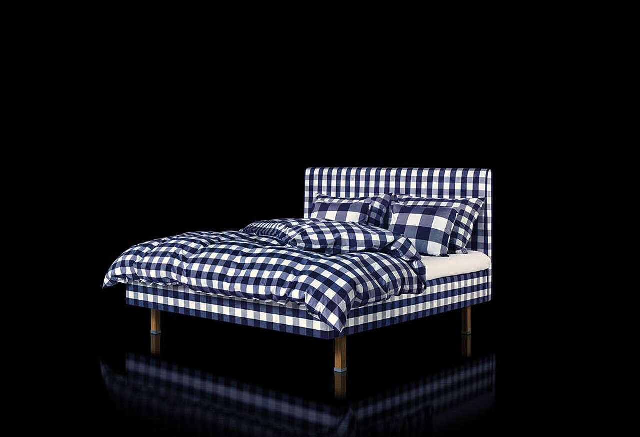 Hästens Marquis Blue Check günstig kaufen Günstig kaufen: Hästens Marquis in Blue Check