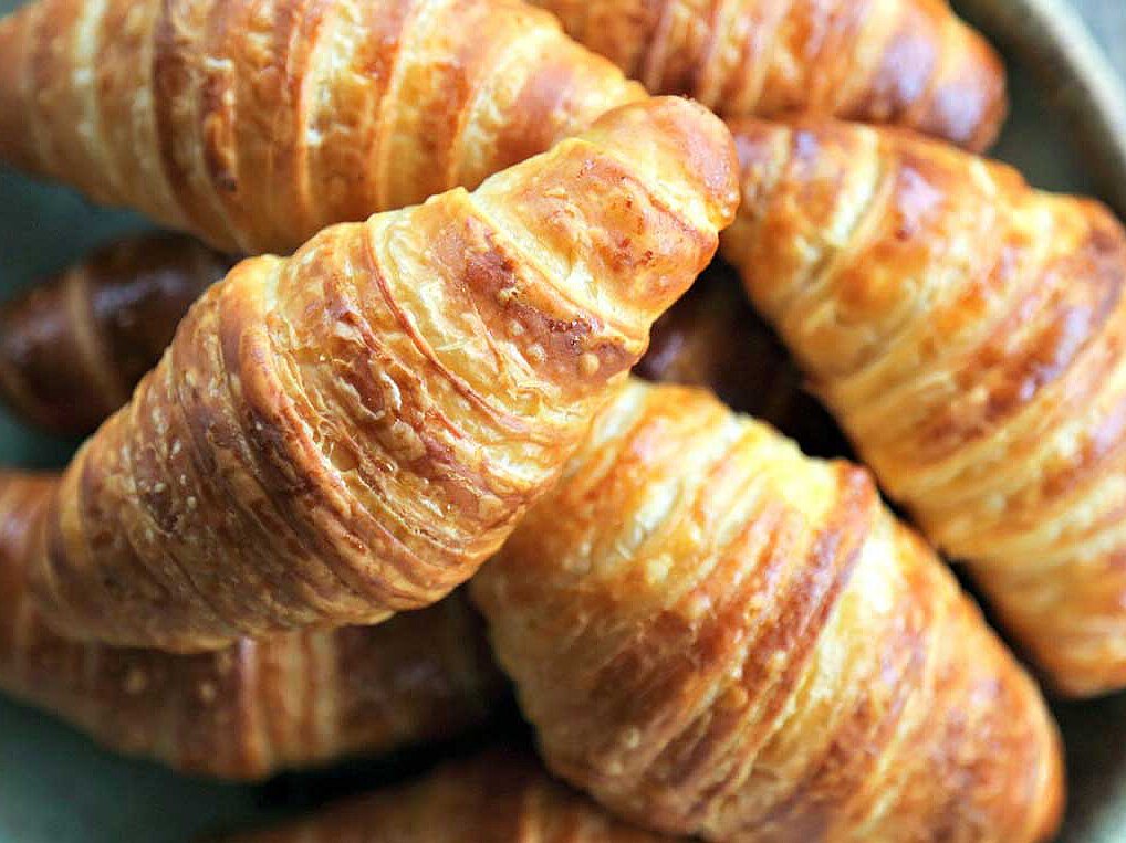chez Douverne Frühstück - Bio Croissants