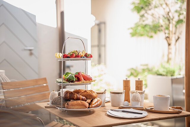 chez Douverne Frühstück - im phantastischen Ambiente