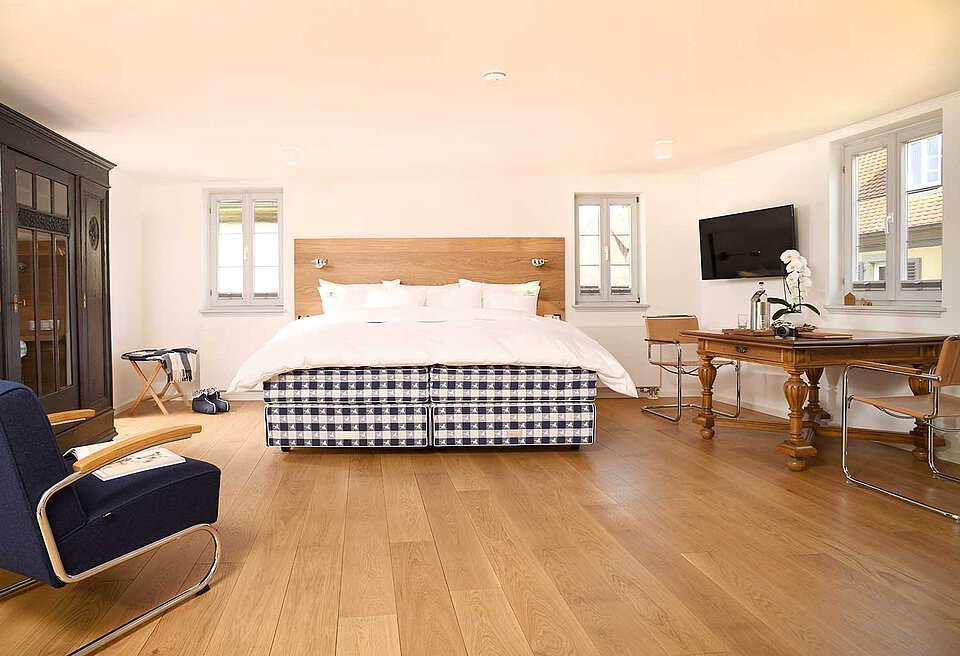 Hästens dremer Bett im Hästens Hotel Hästens Hotel mit Hästens dremer Bett