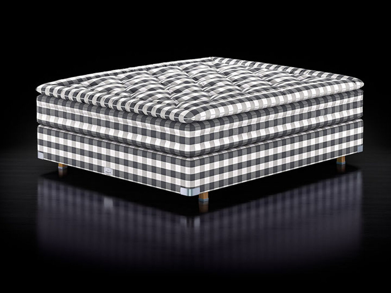 Hästens Herlewing Bett Graphite Check