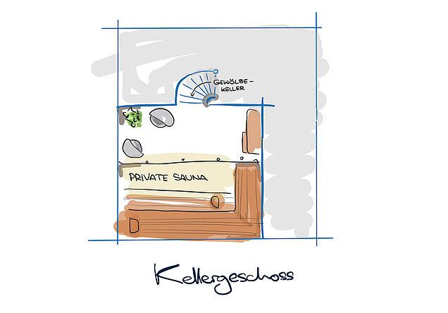 Hästens Ferienhaus Sauna Gewölbekeller 